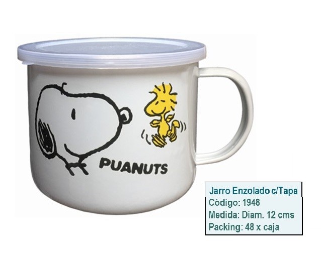 Regalo con Taza Charlie Brown y Snoopy Peanuts con dulces